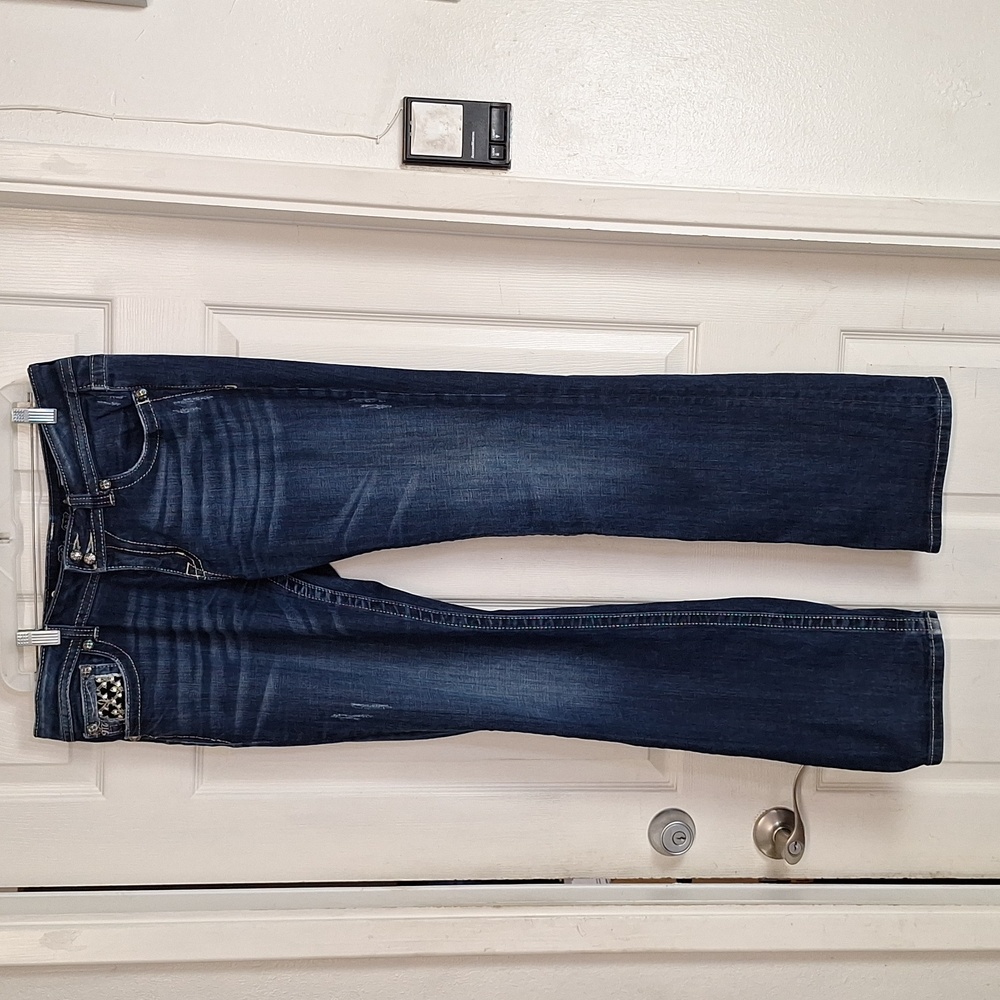 Miss Me Jeans  Women Size 34 JP5002B53 Boot cut Jeans Inseam 32"